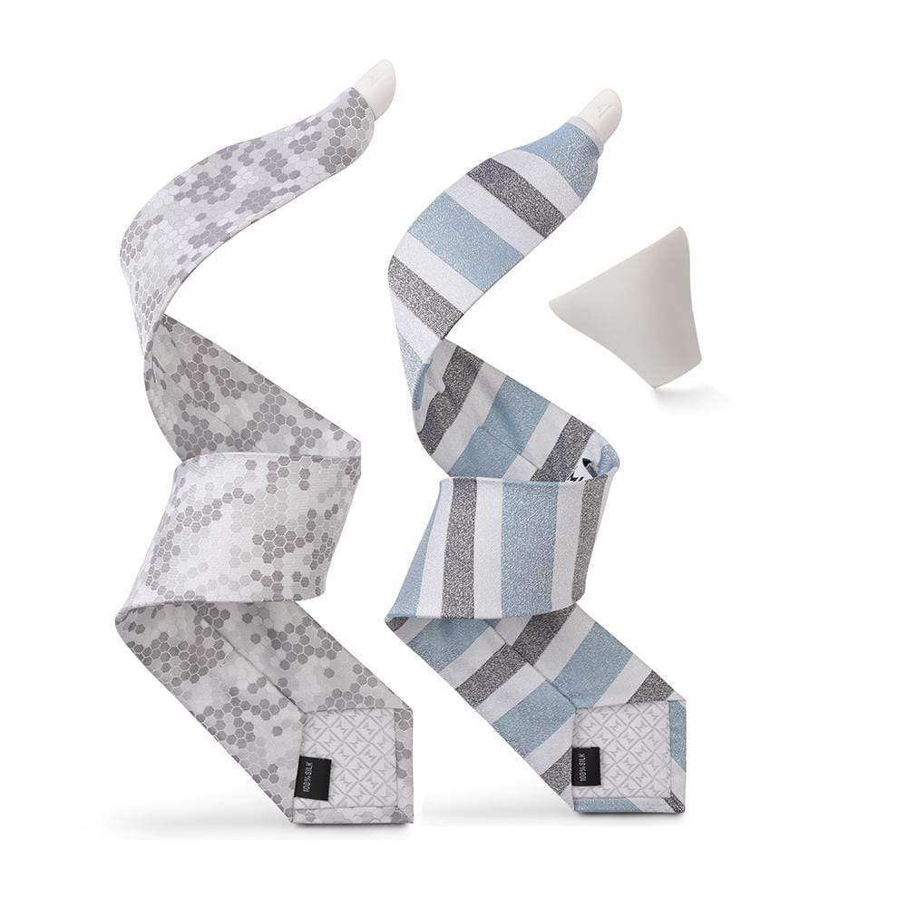 "GLACIER" - 2 TIE 1 KNOT - set - ModernTie.com