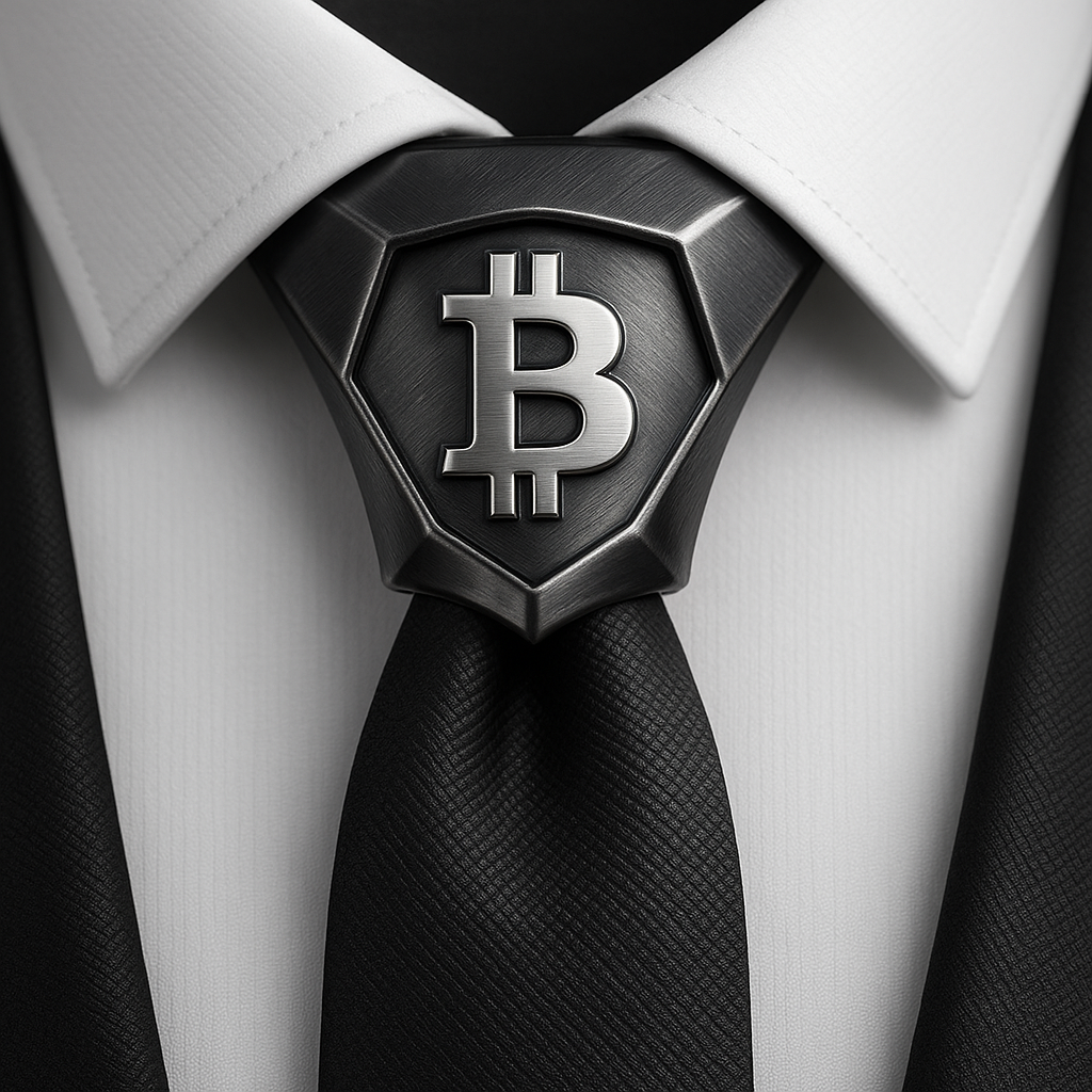 BITCOIN BB2 / BLK SILK TIE