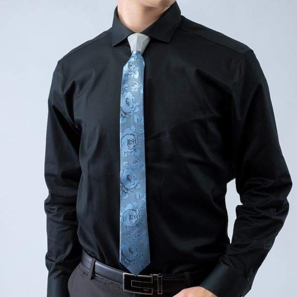 Blue Silk Floral - Breakaway Set ModernTie.com Blue Silk Floral - Breakaway Set ModernTie.com