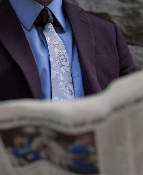 European Rose Floral  - Tie - ModernTie.com
