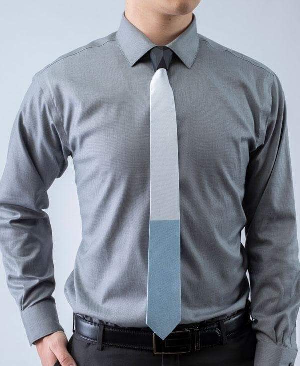 H2O - 2 Tone Striped Tipping Athletica - Tie - ModernTie.com