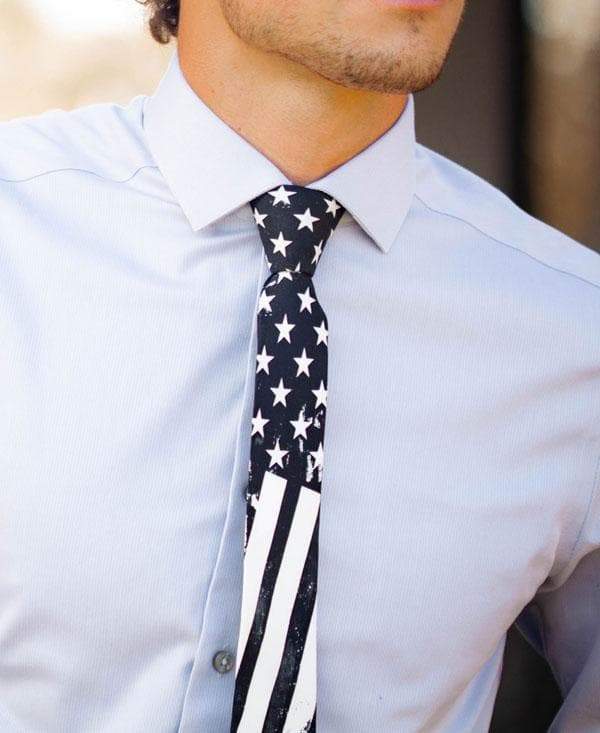 Old Glory -American Flag Patterned - Tie - ModernTie.com