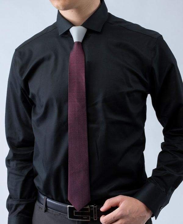 SOLID-Net Weave Slim Single Tie - ModernTie.com